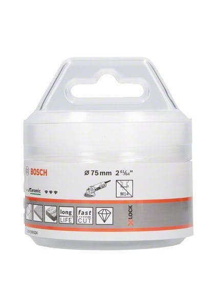 X-LOCK dijamantski sekač Best for Ceramic Dry Speed 75x35 Bosch 2608599024, 75 x 35 mm