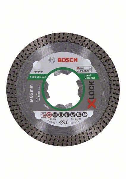 X-LOCK Best for Hard Ceramic dijamantska rezna ploča 85x22,23x1,4x7 Bosch 2608615133, 85x22.23x1.6x7mm - slika 3