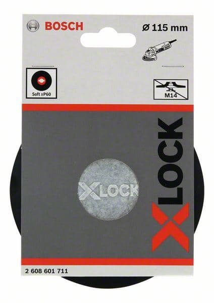 X-LOCK potporni tanjir 115 mm, meki Bosch 2608601711, 115 mm, 13.300 min-1 - slika 3