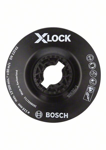 X-LOCK potporni tanjir 115 mm, meki Bosch 2608601711, 115 mm, 13.300 min-1 - slika 4