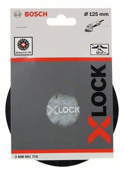 X-LOCK potporni tanjir 125 mm, srednji Bosch 2608601715, 125 mm, 12250 min-1 - slika 3
