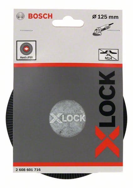 X-LOCK potporni tanjir 125 mm, grub Bosch 2608601716, 125 mm, 12250 min-1 - slika 3