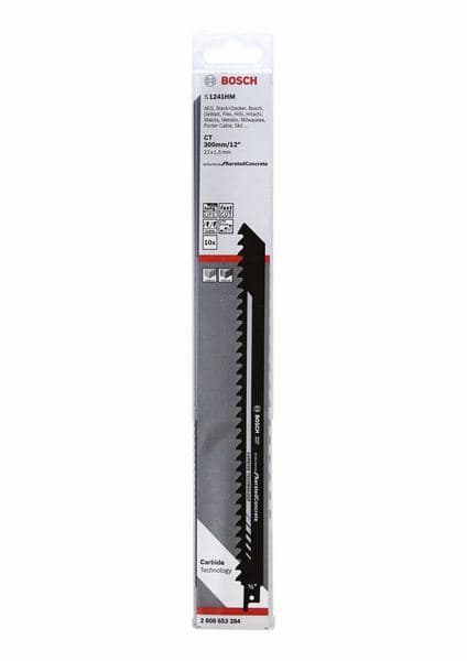List univerzalne testere S 1241 HM Bosch 2608653284, Endurance za Aerated Concrete - slika 2
