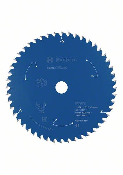 Expert za drvo list kružne testere za akumulatorske testere 184x1.6/1x20 T48 Bosch 2608644511 - slika 2