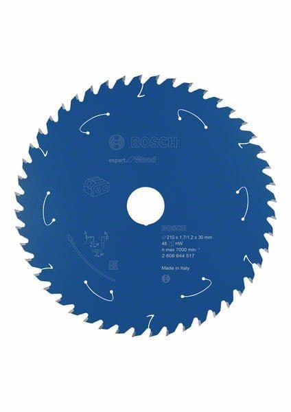 Expert for Wood list kružne testere za akumulatorske testere 210x1.7/1.2x30 T48 Bosch 2608644517, 210x1.7/1.2x30 T48 - slika 2