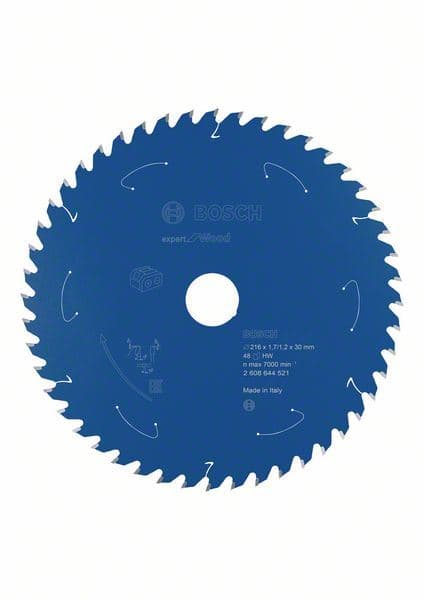 Expert za drvo list kružne testere za akumulatorske testere 216x1.7/1.2x30 T48 Bosch 2608644521 - slika 2