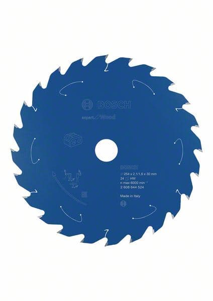 Expert for Wood list kružne testere za akumulatorske testere 254x2.1/1.6x30 T24 Bosch 2608644524, 254x2.1/1.6x30 T24 - slika 2