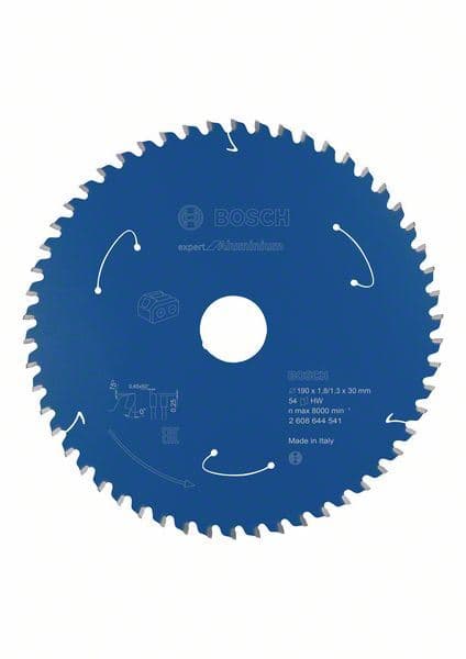 Expert for Aluminium list kružne testere za akumulatorske testere 190x1.8/1.3x30 T54 Bosch 2608644541, 190x1.8/1.3x30 T54 - slika 2