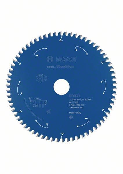 Expert for Aluminium list kružne testere za akumulatorske testere 210x2/1.4x30 T66 Bosch 2608644542, 210x2/1.4x30 T66 - slika 2