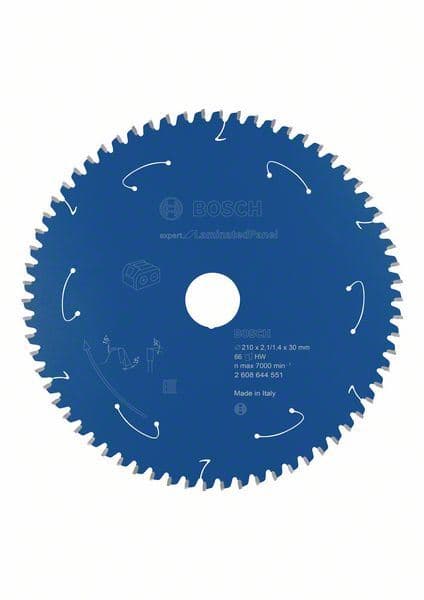 Expert for Laminated Panel list kružne testere za akumulatorske testere 210x2.1/1.4x30 T66 Bosch 2608644551, 210x2.1/1.4x30 T66 - slika 2