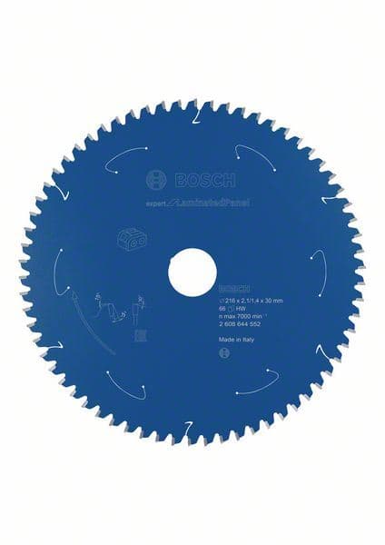 Expert for Laminated Panel list kružne testere za akumulatorske testere 216x2.1/1.4x30 T66 Bosch 2608644552 - slika 2