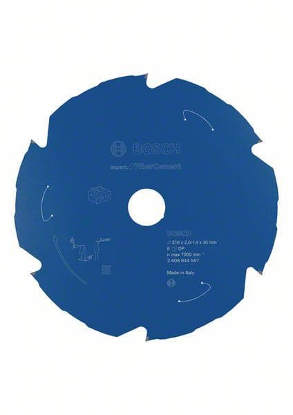 Expert for Fibre Cement list kružne testere za akumulatorske testere 216x2/1.4x30 T6 Bosch 2608644557 - slika 2