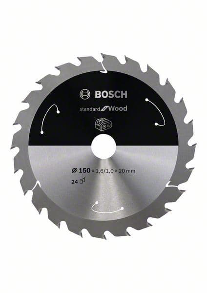 Standard for Wood list kružne testere za akumulatorske testere 150x1,6x20 T24 Bosch 2608837674, 150x1,6x20 T24 - slika 2