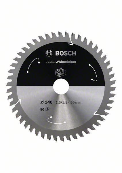 Standard for Aluminium list kružne testere za akumulatorske testere 140x1,6x20 T50 Bosch 2608837755, 140x1,6x20 T50 - slika 2