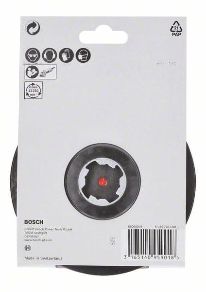 X-LOCK potporni tanjir 125 mm, čičak traka Bosch 2608601722, 125 mm, 12250 min-1 - slika 2