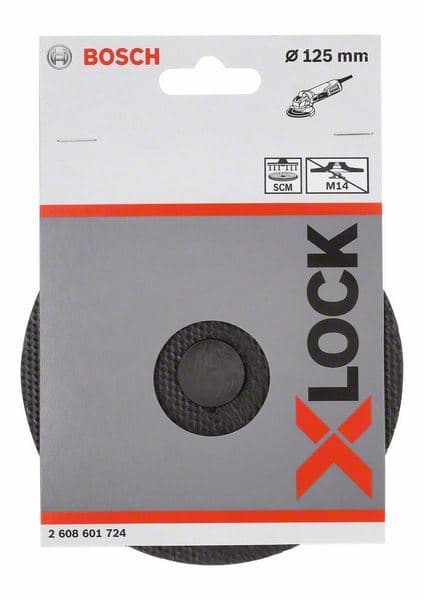 X-LOCK SCM potporni tanjir sa centralnom iglom 125 mm Bosch 2608601724, 125 mm, 12250 min-1 - slika 2