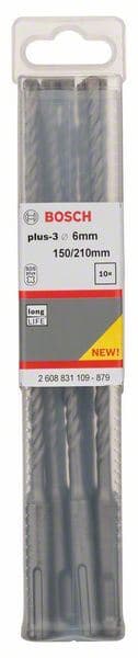 Hamer burgija SDS plus-3 Bosch 2608831109, 6 x 150 x 210 mm