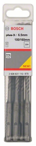 Hamer burgija SDS plus-3 Bosch 2608831110, 6,5 x 100 x 160 mm
