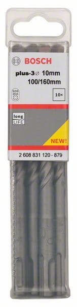 Hamer burgija SDS plus-3 Bosch 2608831120, 10 x 100 x 160 mm