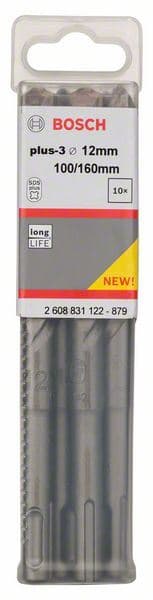 Hamer burgija SDS plus-3 Bosch 2608831122, 12 x 100 x 160 mm