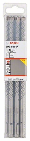 Hamer burgija SDS plus-5X Bosch 2608833903, 10 x 150 x 210 mm, 1 komad