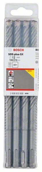 Hamer burgija SDS plus-5X Bosch 2608833906, 12 x 150 x 210 mm, jedan komad