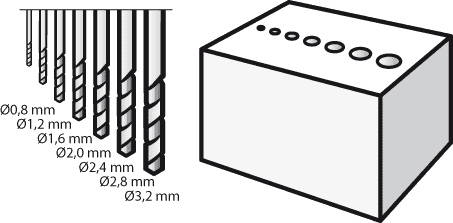 Set nastavaka za precizno bušenje Dremel 628, 2615062832 - slika 2
