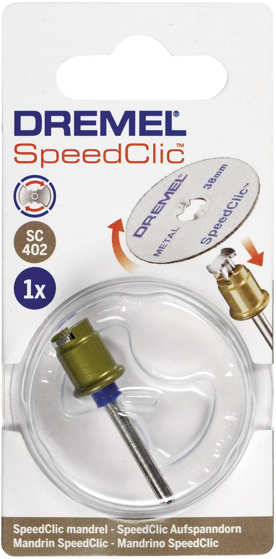 Osovina EZ SpeedClic Dremel SC402, 2615S402JB - slika 3