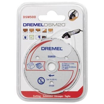 Višenamenski karbidni disk za sečenje za DSM 20 Dremel DSM500, 2615S500JA - slika 2