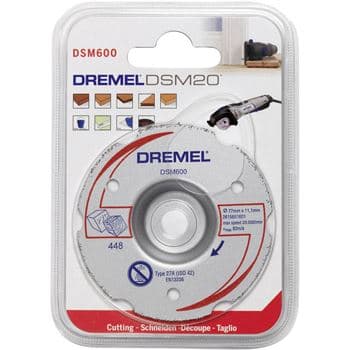 Višenamenski karbidni disk za sečenje za DSM 20 Dremel DSM600, 2615S600JA - slika 2