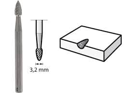Volfram-karbidni sekač Dremel 9911, 2615991132 - slika 2