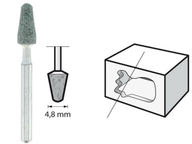 Kamen za brušenje od silicijum karbida Dremel 84922, 26154922JA - slika 2