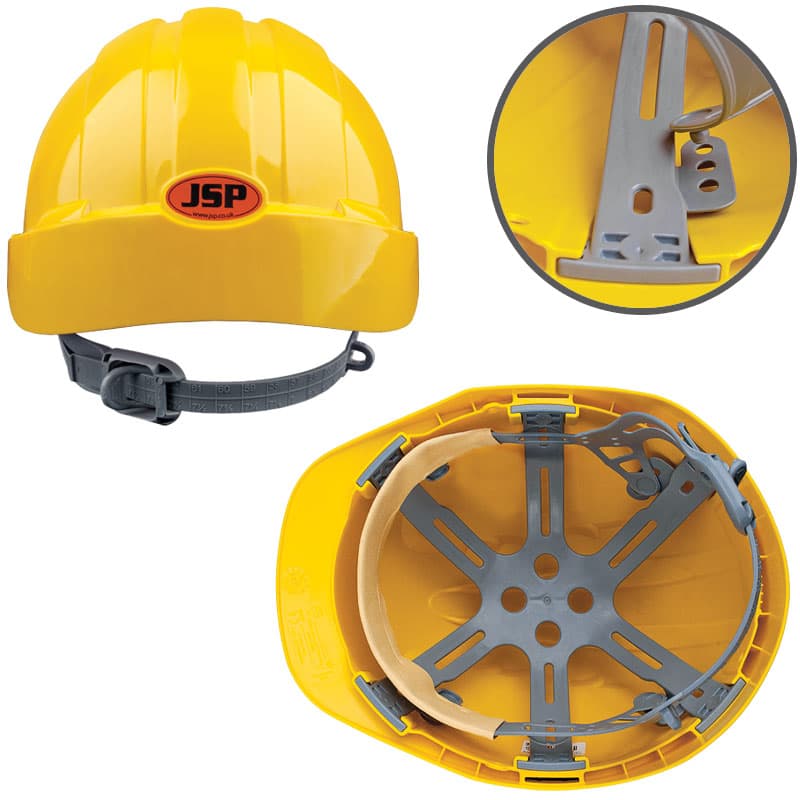 JSP šlem EVO 2, od HDPE-a, bez ventilacije, sa trakom - slika 4