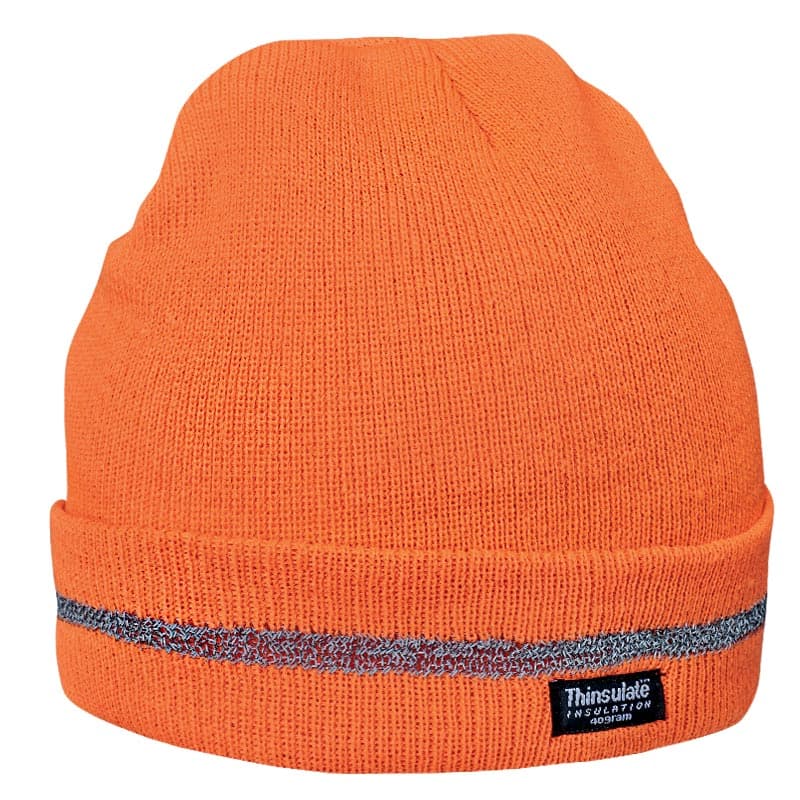 Turia pletena kapa visoke vidljivosti - 100% akril, postava Thinsulate® - slika 2