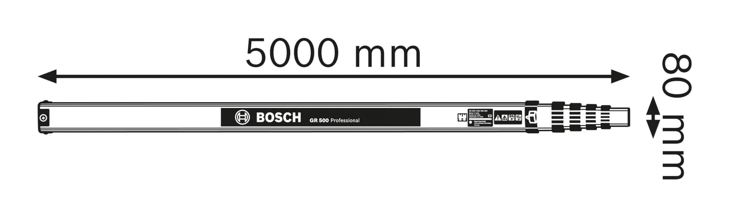 Bosch GR 500 Merna letva - slika 7