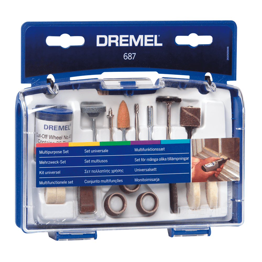 Višenamenski set pribora (52 dela) Dremel 687, 26150687JA - slika 3