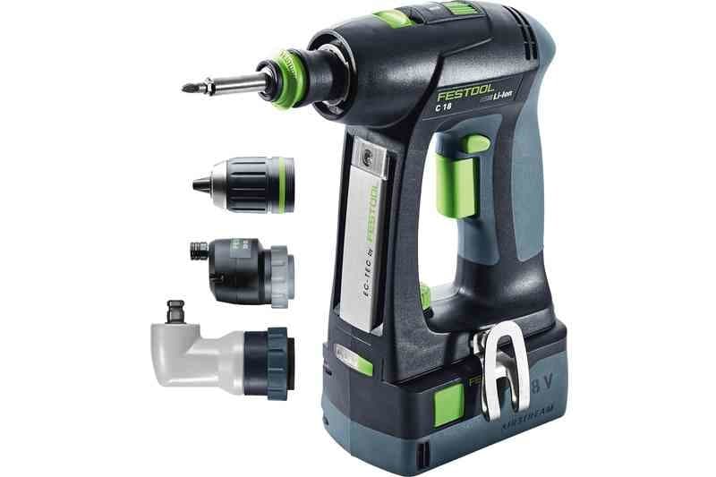 Festool Baterijska bušilica/odvijač C 18 HPC 4,0 I-Set, 576442 - slika 2