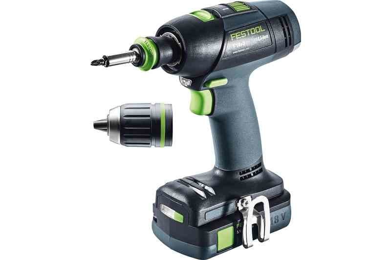 Festool Baterijska bušilica T 18+3 C 3,1-Plus, 576449 - slika 2