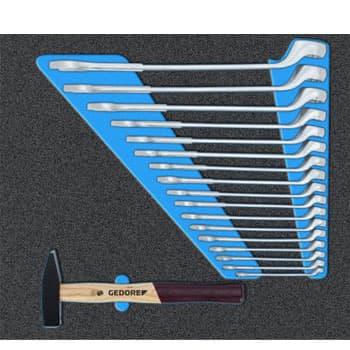 Gedore WORKSTER SMARTLINE kolica za alat BLACK EDITION sa asortimanom alata 172 delova WSL-MB-TS-172 - slika 2