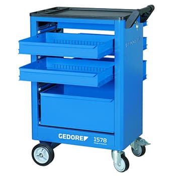 Gedore kolica za alat sa 6 dvosmernih fioka 1578, 9018140 - slika 2
