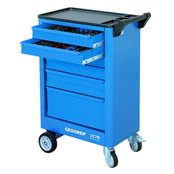Gedore kolica za alat sa 6 dvosmernih fioka 1578, 9018140 - slika 4