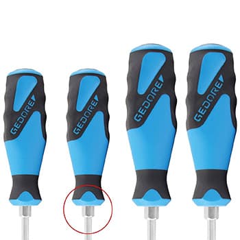 Gedore set ojačanih odvijača sa metalnom kapom 6 delova SK 2154 PH-06, 1878743 - slika 2