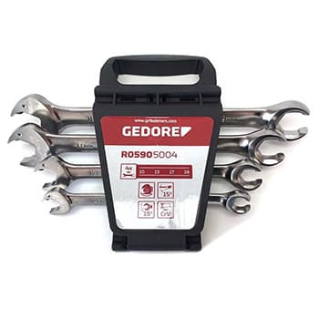 Gedore set vilastih otvorenih ključeva 10-19mm 4-delni R05905004, 3300032 - slika 2