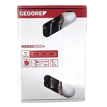 Gedore set vilastih otvorenih ključeva 10-19mm 4-delni R05905004, 3300032 - slika 4