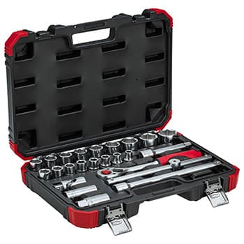 Gedore set nasadnih ključeva prihvat 1/2" sa račnom 24-delni R69003024, 3300055 - slika 2