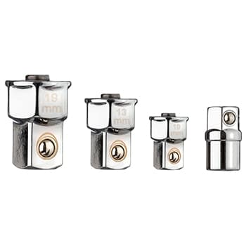 Gedore set vilasto-okastih brzih ključeva 8-19mm + set adaptera 12-delni R07203012, 3300059 - slika 4