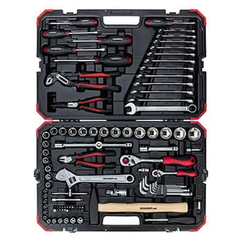 Gedore set nasadnih ključeva 1/4"+1/2" i alata u koferu 100-delni R46003100, 3300063 - slika 2