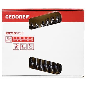 Gedore set vilasto-okastih brzih ključeva 8-19mm 12-delni R07105012, 3300850 - slika 5
