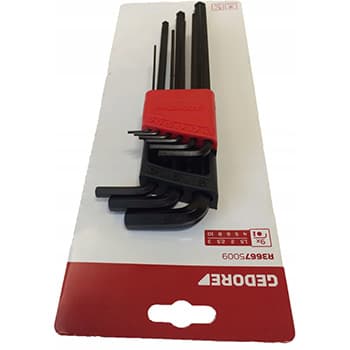 Gedore set inbus ključeva sa loptastom glavom 9-delni R36675009, 3301335 - slika 6