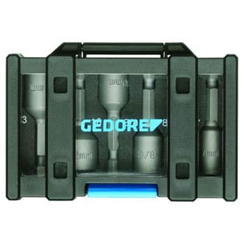 Gedore kutija sa nastavcima sa nasadnim ključem za prihvatom za mašinu 6-delni 666-006, 2993244 - slika 2